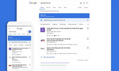 Google thêm tính năng tìm kiếm việc làm tại Việt Nam