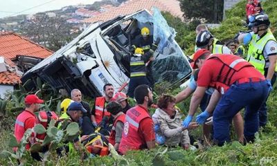 Lật xe buýt chở khách du lịch tại Bồ Đào Nha, gần 30 người thiệt mạng 