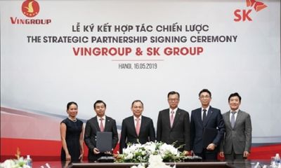 Tập đoàn SK Hàn Quốc chi 1 tỷ USD mua cổ phiếu Vingroup