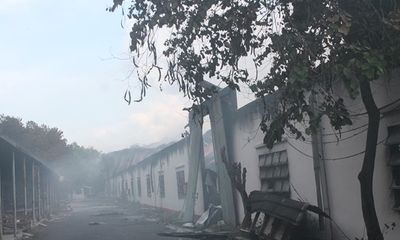 Đồng Nai: Cháy lớn thiêu rụi nhà xưởng rộng hàng trăm mét vuông