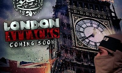 IS bất ngờ tung poster ghê rợn, đe dọa tấn công New York, London