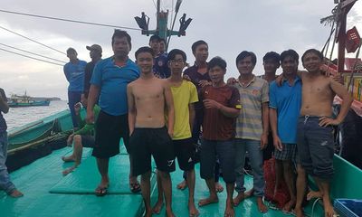 11 ngư dân ở Phú Quốc nhảy xuống biển được cứu vớt, đưa vào đảo an toàn