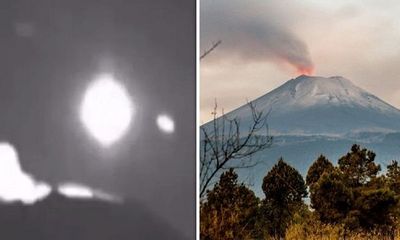 Phát hiện UFO ra vào căn cứ ngoài hành tinh trên núi lửa khổng lồ ở Mexico