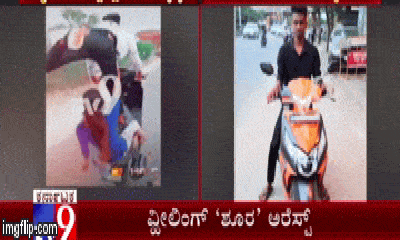 Video: Thanh niên Ấn Độ lái xe bằng 1 chân, chở bạn gái bốc đầu trên cao tốc