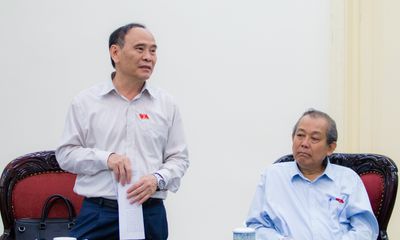 Phó Thủ tướng Thường trực Trương Hòa Bình làm việc với Hội Luật gia Việt Nam về công tác chuẩn bị tổ chức Đại hội đại biểu toàn quốc lần thứ XIII (2019-2024)