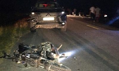 Bình Định: Va chạm mạnh với xe tải, ông, bà tử vong, cháu gái bị thương nặng