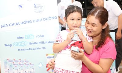 Sữa chua uống dinh dưỡng Nestlé YOGU có chứa tổ yến & Sữa NESVITA 5 Loại Đậu