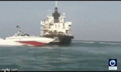Video: Cận cảnh Iran bắt giữ tàu chở dầu trên eo biển Hormuz 