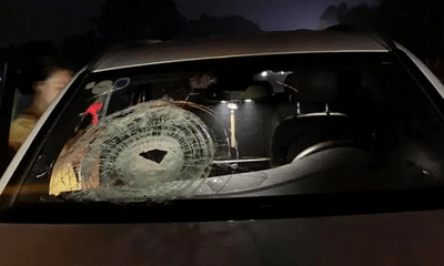 Truy tìm đối tượng ném vỡ kính xe Mercedes trên cao tốc Hà Nội - Thái Nguyên