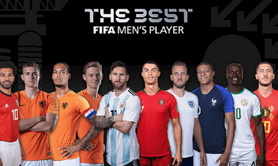Tin tức thể thao mới nhất hôm nay 1/8: FIFA công bố top 10 cầu thủ xuất sắc nhất thế giới 2019
