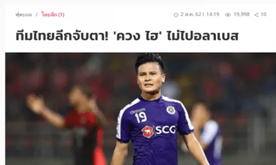 Quang Hải không sang La Liga chơi bóng, báo Thái Lan vui mừng ra mặt