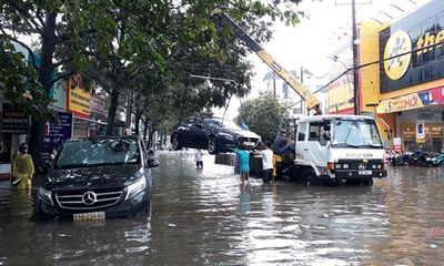 Ngập nặng ở Phú Quốc sau 3 ngày mưa lớn, nhiều nơi bị cô lập