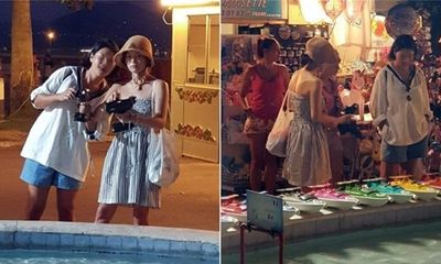 Song Hye Kyo diện váy ngắn, khoe vai trần dạo chơi trên đường phố Pháp