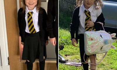 Bé gái 5 tuổi bất ngờ nổi rần rần trên mạng xã hội nhờ bức ảnh “như đi đánh trận” từ trường về