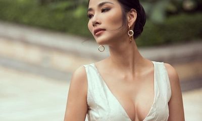 Hoàng Thùy khiến người hâm mộ tranh cãi vì nghi án nâng ngực trước ngày thi Miss Universe 2019