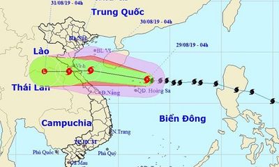 Diễn biến mới nhất bão số 4: Tâm bão hướng thẳng vào Nghệ An đến Quảng Bình