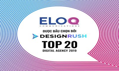 EloQ Communications nằm trong top những agency hàng đầu về digital marketing trong năm 2019 do DesignRush bình chọn