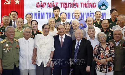 Thủ tướng dự gặp mặt Kỷ niệm 70 năm thành lập Trường Thiếu sinh quân Việt Nam