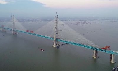 Công trình vĩ đại của Trung Quốc: Cầu vòm thép dài nhất thế giới, có thể chịu lực đâm của tàu 100.000 tấn