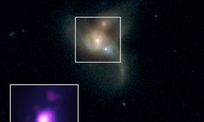Phát hiện ba hố đen siêu lớn cách Trái Đất 1 tỷ năm ánh sáng sắp đâm vào nhau