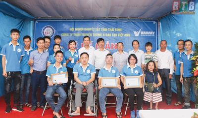 Nhiều cơ hội tìm việc làm cho người khuyết tật tại Thái Bình 