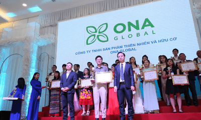 ONA GLOBAL được vinh danh top 10 thương hiệu sản phẩm chất lượng quốc tế 4.0