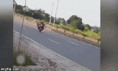 Video: Hai thanh niên đi xe máy bốc đầu như phim hành động và cái kết sấp mặt