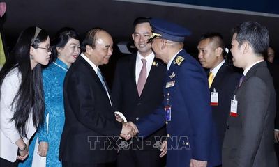 Thủ tướng bắt đầu chương trình tham dự Hội nghị Cấp cao ASEAN lần thứ 35