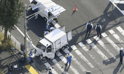 Ô tô tải lao vào nhóm trẻ mẫu giáo trên đường tại Nhật Bản, nhiều người bị thương