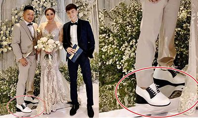 Chồng Bảo Thy đi giày độn đế hơn 10 cm để xứng với vợ?