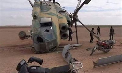 Tin tức quân sự mới nóng nhất ngày 26/11: Trực thăng quân đội Syria gặp nạn khi thực chiến