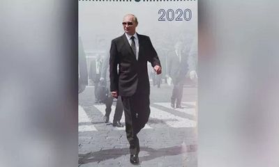 Tổng thống Nga Putin xuất hiện lịch lãm trong bộ lịch 2020