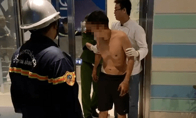 Đà Nẵng: Giải cứu người đàn ông định nhảy lầu từ tầng cao khách sạn