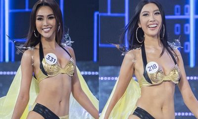 Mãn nhãn với màn trình diễn bikini nóng bỏng của Top 15 Hoa hậu Hoàn vũ Việt Nam 2019