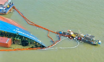 3 thợ lặn mất tích khi vớt tàu chìm trên sông Lòng Tàu: Đã thấy thi thể 2 người