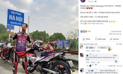 Vụ nam thanh niên chạy xe máy xuyên Việt chưa đến 20 giờ: Ủy ban ATGT đề nghị phạt nặng