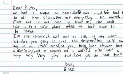 Rơi nước mắt bức thư cậu bé 7 tuổi gửi ông già Noel