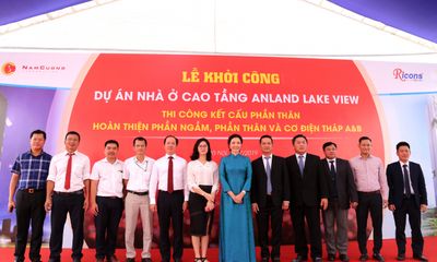 Tập đoàn Nam Cường khởi công tòa nhà Anland Lakeview tại khu đô thị Dương Nội, Hà Đông