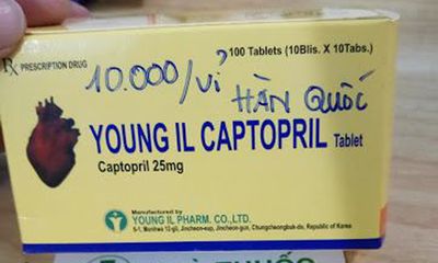 Cục Quản lý Dược yêu cầu thu hồi thuốc tim mạch Young II Captopril Tablet 