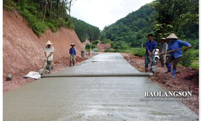 Lạng Sơn: Nỗ lực phát triển giao thông nông thôn