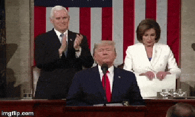 Video: Khoảnh khắc Chủ tịch Hạ viện Mỹ thẳng tay xé toạc bản thông điệp của Tổng thống Trump