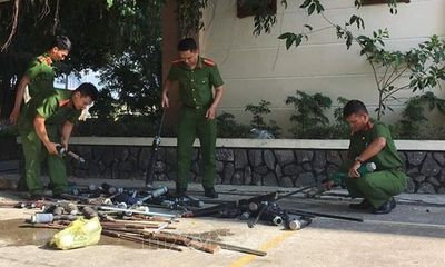 Gia Lai: Tiêu hủy 67 khẩu súng tự chế do người dân tự nguyện giao nộp