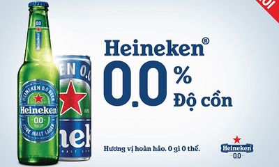 Heineken® 0.0 hiện đã có mặt tại Việt Nam: Hương vị tuyệt hảo với 0.0% độ cồn 