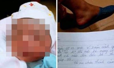 Hòa Bình: Bé sơ sinh bị bỏ rơi cùng lời nhắn và phong bì tiền