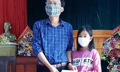 Hà Tĩnh: Cô bé lớp 6 viết thư tay, ủng hộ 1 triệu đồng chống dịch Covid-19