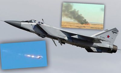 Tiêm kích MiG-31 bốc cháy tại miền Đông Kazakhstan, hai phi công may mắn thoát chết