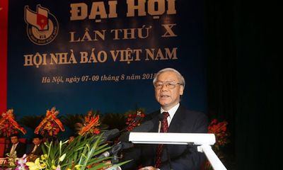 Thư của Tổng Bí thư, Chủ tịch nước chúc mừng 70 năm thành lập Hội Nhà báo Việt Nam