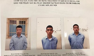 Hà Nội: Khởi tố các đối tượng liên quan vụ nổ súng cướp ngân hàng ở Sóc Sơn