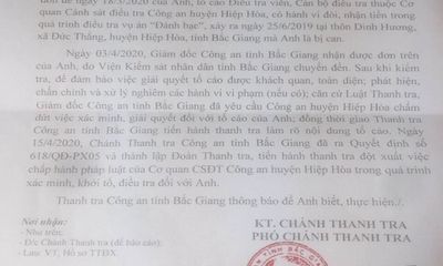 Hiệp Hòa (Bắc Giang): Một điều tra viên bị tố 'vòi tiền' trong vụ án đánh bạc