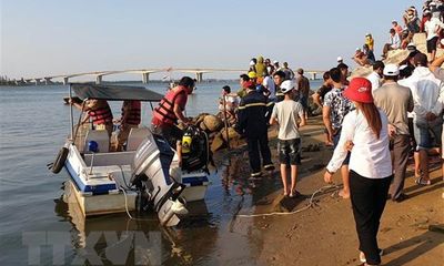 Vụ lật thuyền 5 người mất tích trên sông Thu Bồn: Tìm thấy thi thể nạn nhân thứ 3